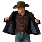 Ariat Mens Canvas Rancher Jacket (10062438) Black