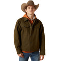 Ariat Mens Canvas Rancher Jacket (10062437) Desert Sand Khaki
