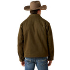 Ariat Mens Canvas Rancher Jacket (10062437) Desert Sand Khaki