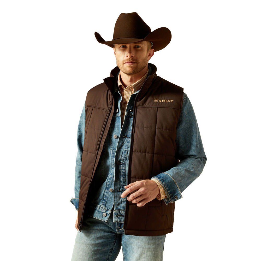 Ariat Mens Crius Insulated Vest (10062603) Brown