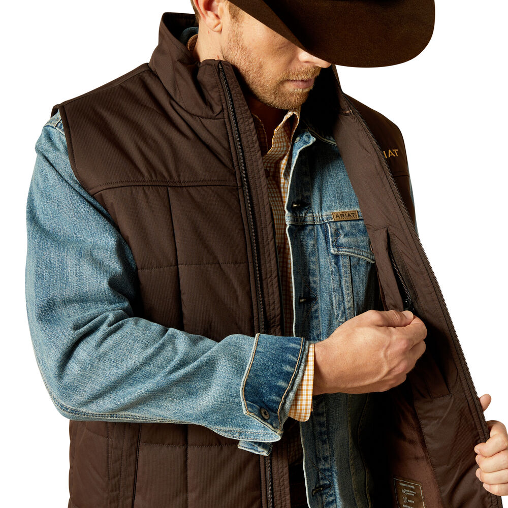 Ariat Mens Crius Insulated Vest (10062603) Brown