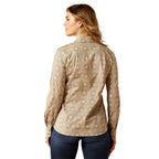 Ariat Womens Team Kirby Stretch L/S Shirt (10062657) Lone Ridge Print