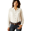Ariat Womens Billie Jean L/S Shirt (10062673) Cloud Dancer Dobby