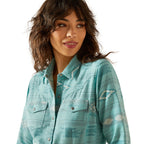 Ariat Womens Montana Western Snap L/S Shirt (10062841) Montana Blanket JCD