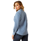 Ariat Womens Merchant Western Snap L/S Shirt (10062840) Mercantile Dobby