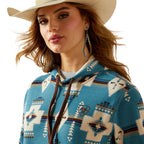 Ariat Womens Logo 2.0 Printed Hoodie (10062292) Agave SW Print