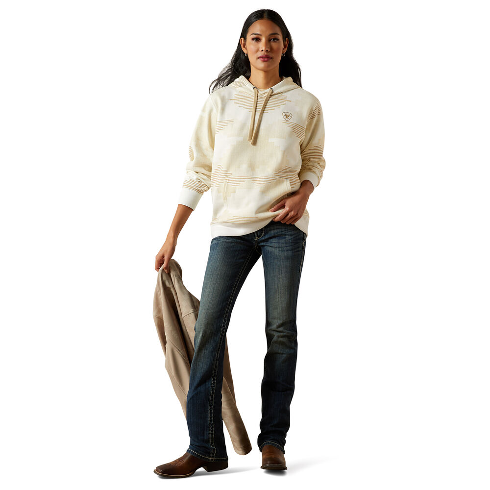 Ariat Womens Logo 2.0 Printed Hoodie (10062290) Sedona Print