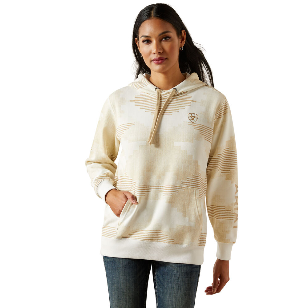 Ariat Womens Logo 2.0 Printed Hoodie (10062290) Sedona Print