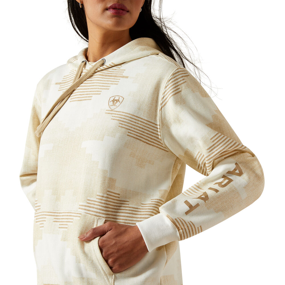 Ariat Womens Logo 2.0 Printed Hoodie (10062290) Sedona Print