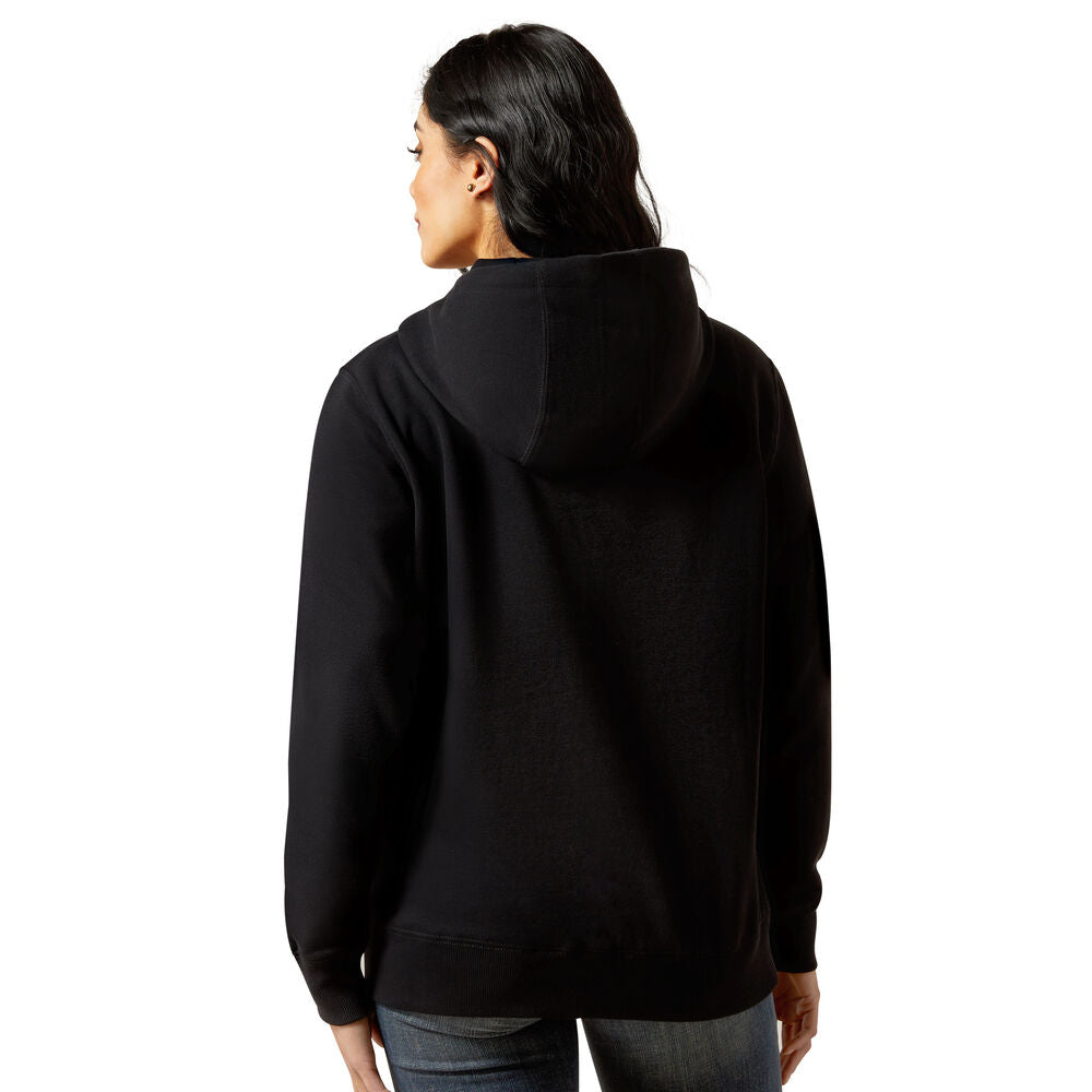 Ariat Womens Booted Logo Hoodie (10062734) Black