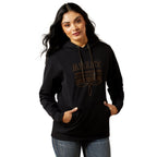 Ariat Womens Booted Logo Hoodie (10062734) Black