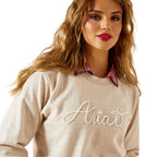 Ariat Womens Essential Crew Sweatshirt (10062736) Oatmeal