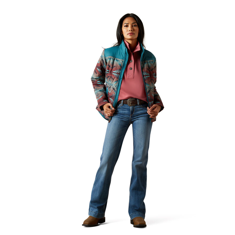 Ariat Womens Crius Insulated Jacket (10062549) Dragonfly/Inez Blanket Print