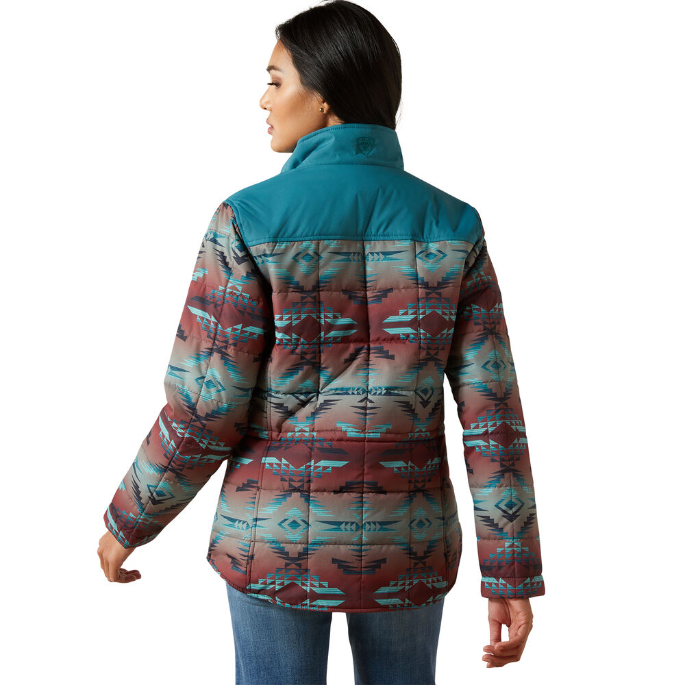 Ariat Womens Crius Insulated Jacket (10062549) Dragonfly/Inez Blanket Print