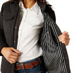 Ariat Womens Grizzly Quilted Barn Jacket (10062812) Black