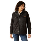 Ariat Womens Grizzly Quilted Barn Jacket (10062812) Black
