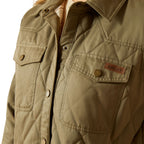 Ariat Womens Grizzly Quilted Barn Jacket (10062813) Dusky Green