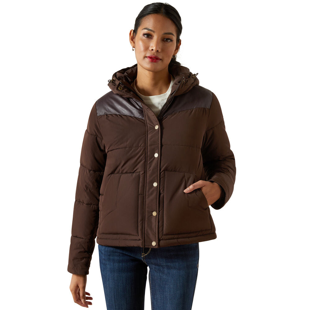 Ariat Womens Frontier Puffer Jacket (10062576) Mole