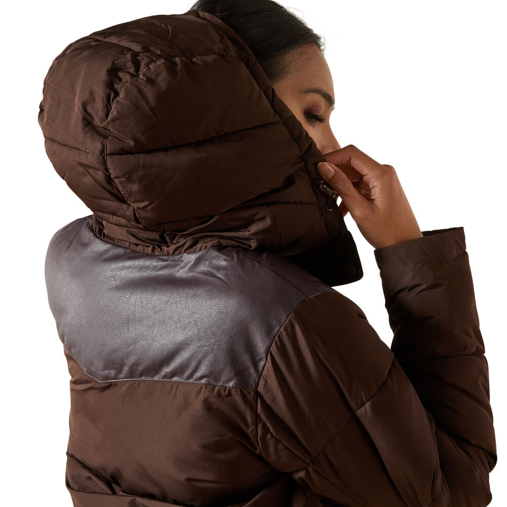 Ariat Womens Frontier Puffer Jacket (10062576) Mole