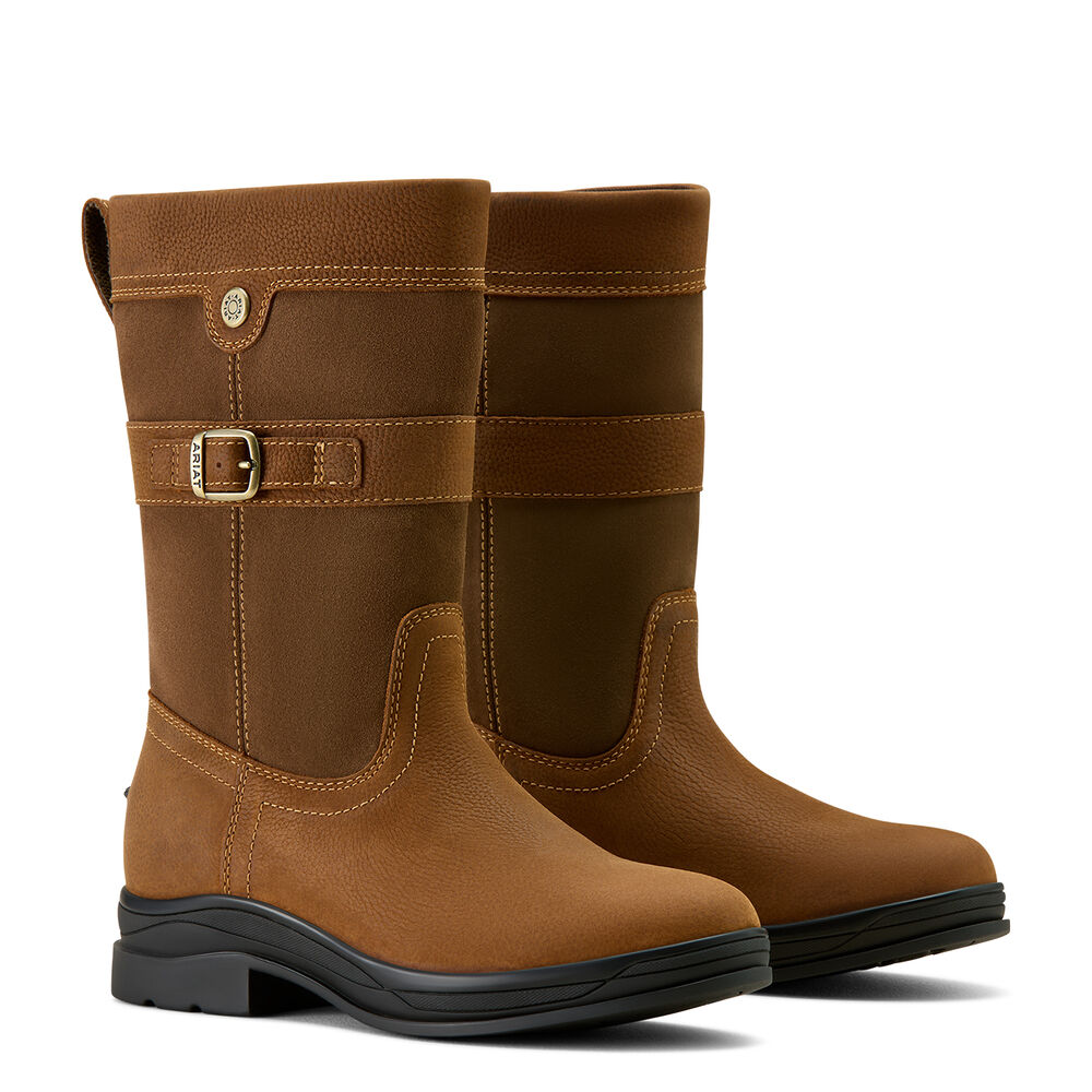 Ariat Womens Bampton H2O Boots (10064072) Baked Brown