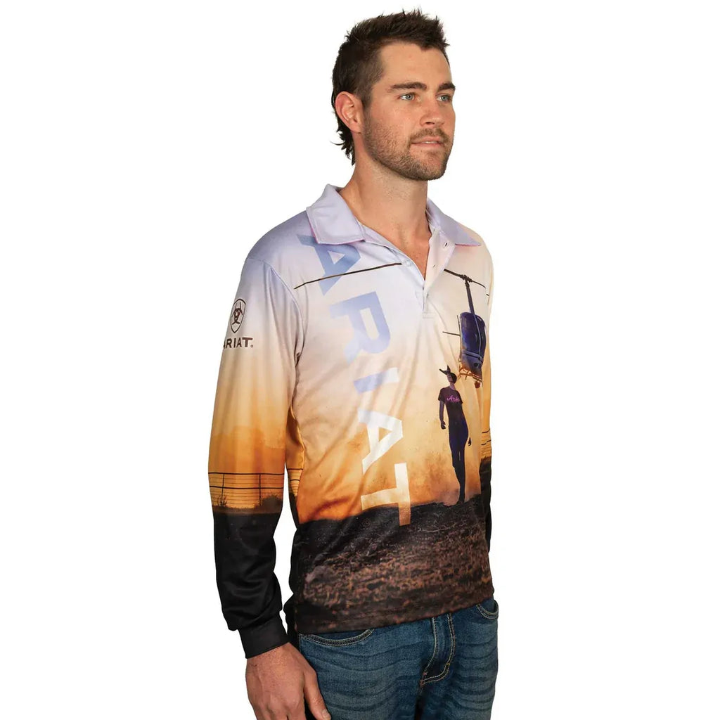 Ariat Unisex L/S Fishing Shirt (1008CLSP) Outback Cowgirl
