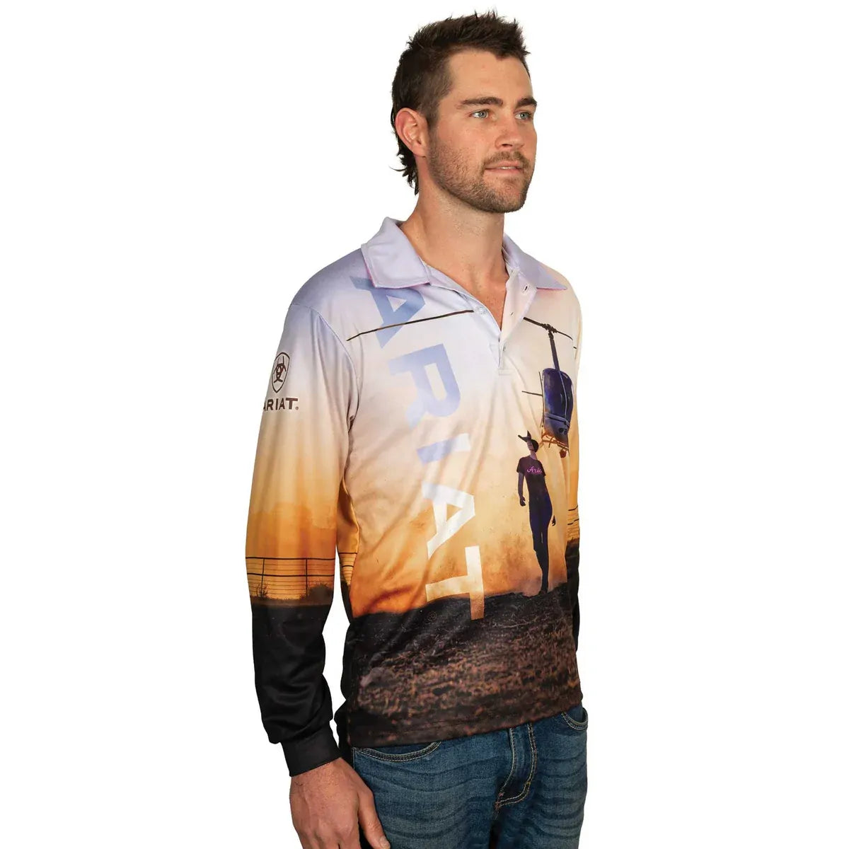 Ariat Unisex L/S Fishing Shirt (1008CLSP) Outback Cowgirl