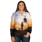 Ariat Unisex L/S Fishing Shirt (1008CLSP) Outback Cowgirl