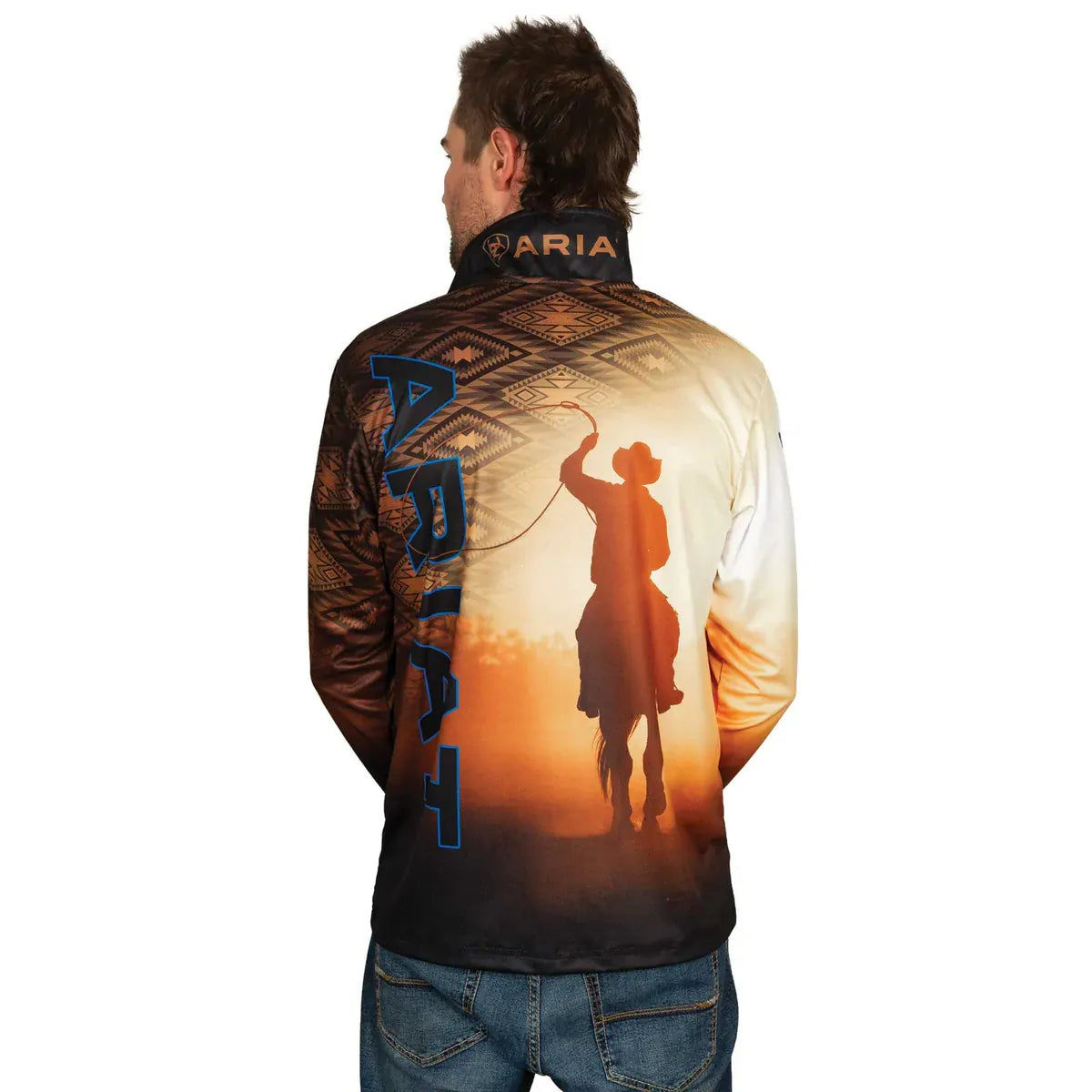 Ariat Unisex L/S Fishing Shirt (2011CLSP) Rodeo Roper