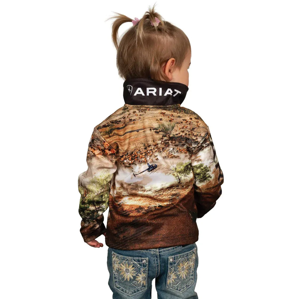 Ariat Childrens L/S Fishing Shirt (4013CLSP) Helimustering