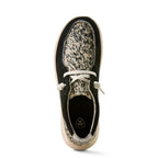 Ariat Womens Hilo Shoes (10074345) Black Suede/Brindle
