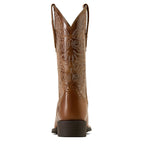 Ariat Womens Round Up Remuda Wide Square Toe Western Boots (10074322) Aged Tan