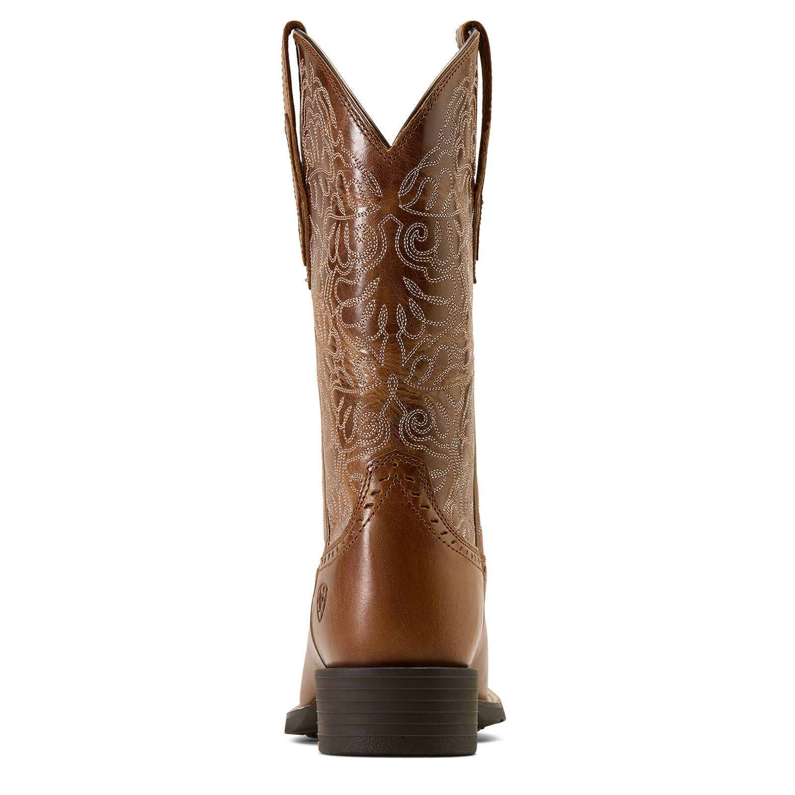 Ariat Womens Round Up Remuda Wide Square Toe Western Boots (10074322) Aged Tan