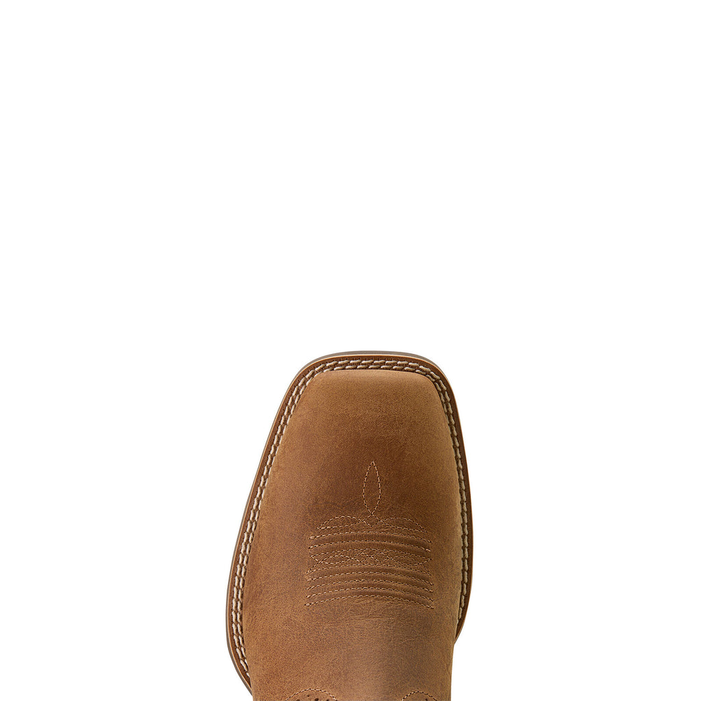 Ariat Mens Sport Cool VentTEK Wide Square Toe Western Boots (10074161) Buff Tan/Dusty Olive