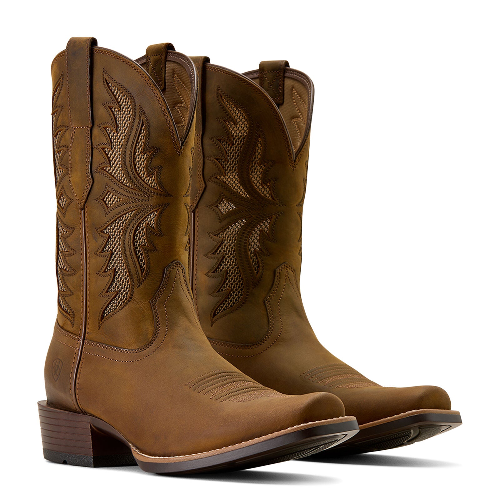 Ariat Mens Clearwater VentTEK Western Boots (10074234) Distressed Brown