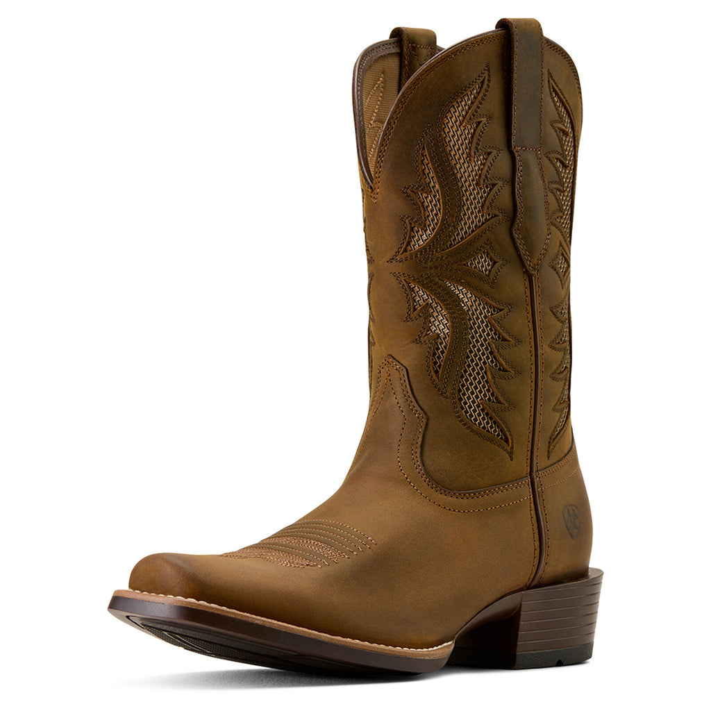 Ariat Mens Clearwater VentTEK Western Boots (10074234) Distressed Brown