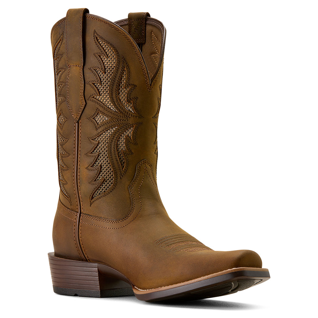 Ariat Mens Clearwater VentTEK Western Boots (10074234) Distressed Brown