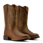 Ariat Mens Sport Stratten Wide Toe Western Boots (10074158) Distressed Brown