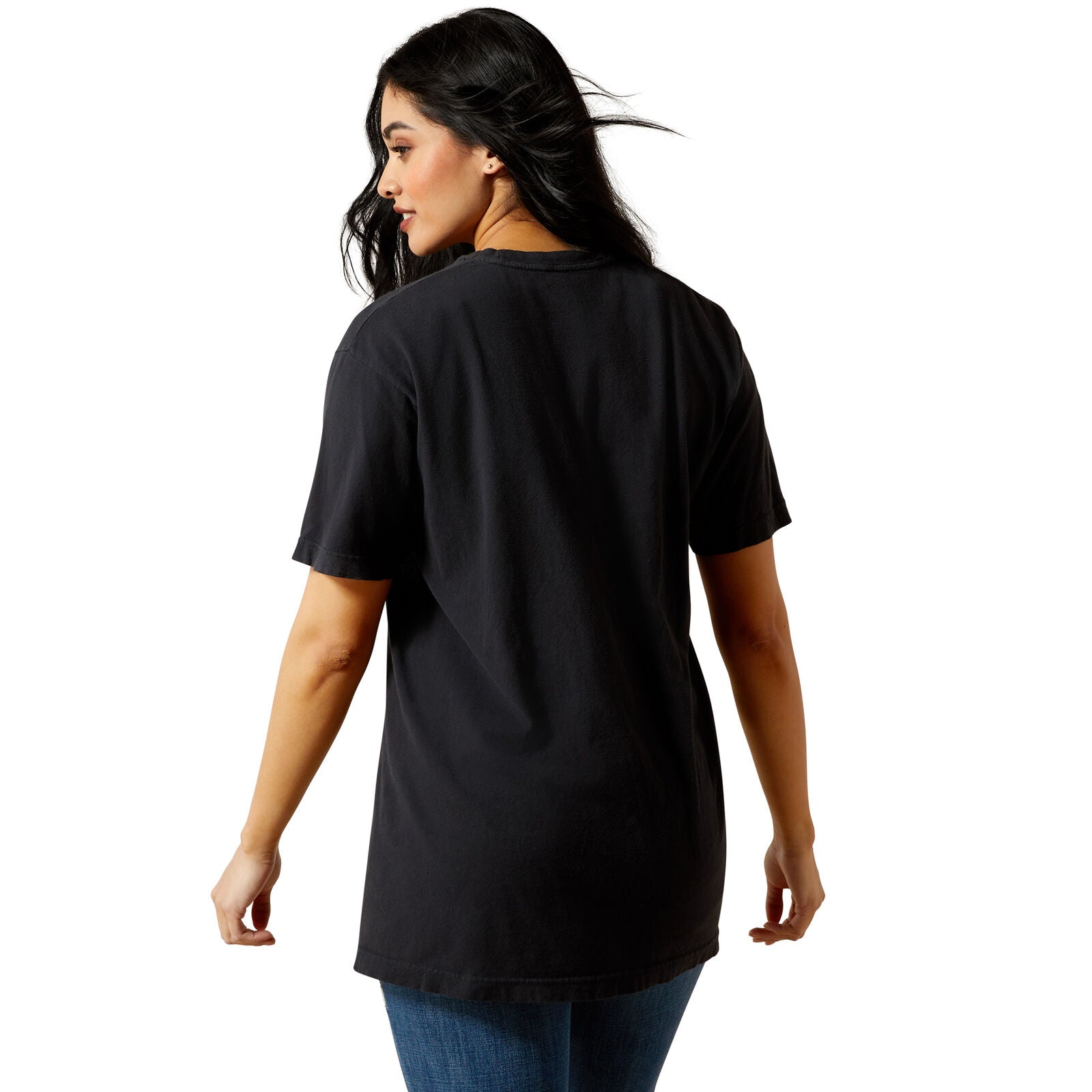 Ariat Womens Boot Cloche S/S Tee (10063756) Vintage Black