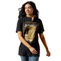 Ariat Womens Boot Cloche S/S Tee (10063756) Vintage Black