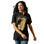 Ariat Womens Boot Cloche S/S Tee (10063756) Vintage Black