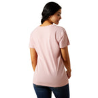 Ariat Womens Early To Rise S/S Tee (10063754) Dusty Pink