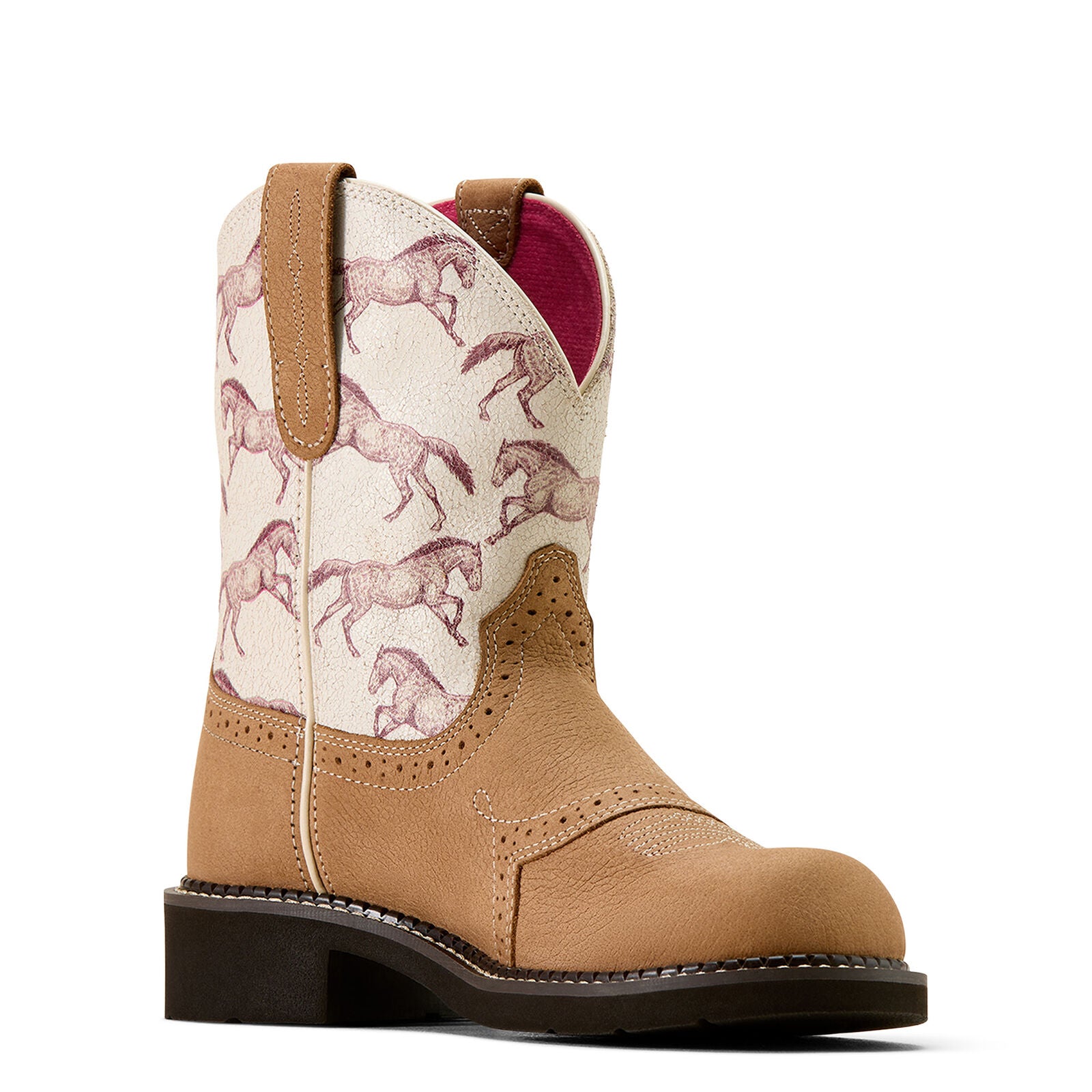 Ariat Womens Fatbaby Heritage Farrah Western Boots (10074327) Brown/Sepia Stampede