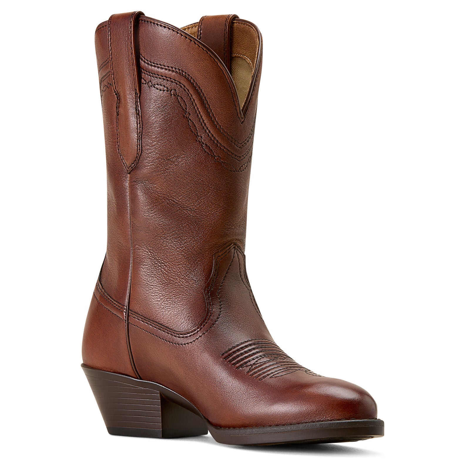 Ariat Womens Easton R Toe Western Boots (10074364) Honey Bee