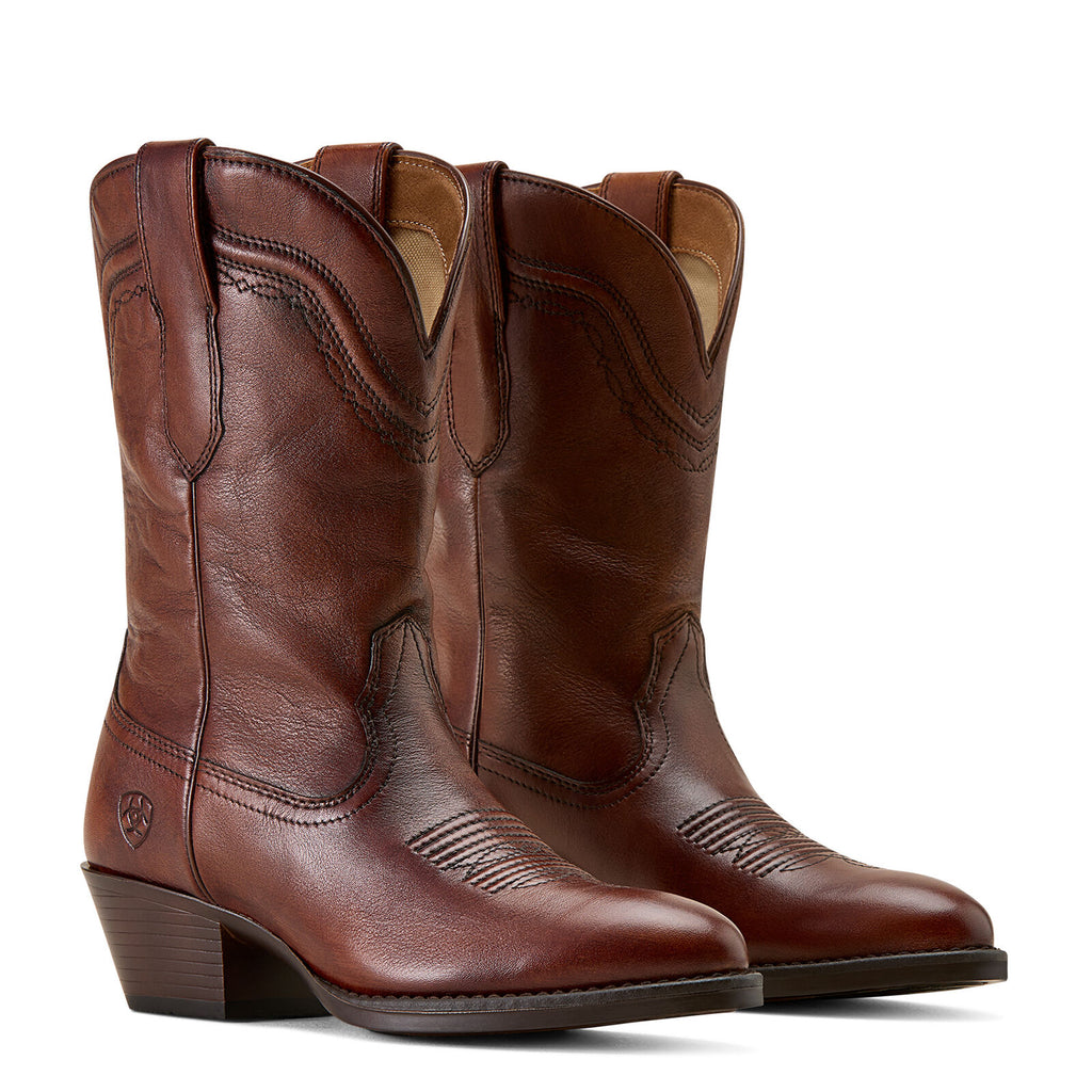 Ariat Womens Easton R Toe Western Boots (10074364) Honey Bee