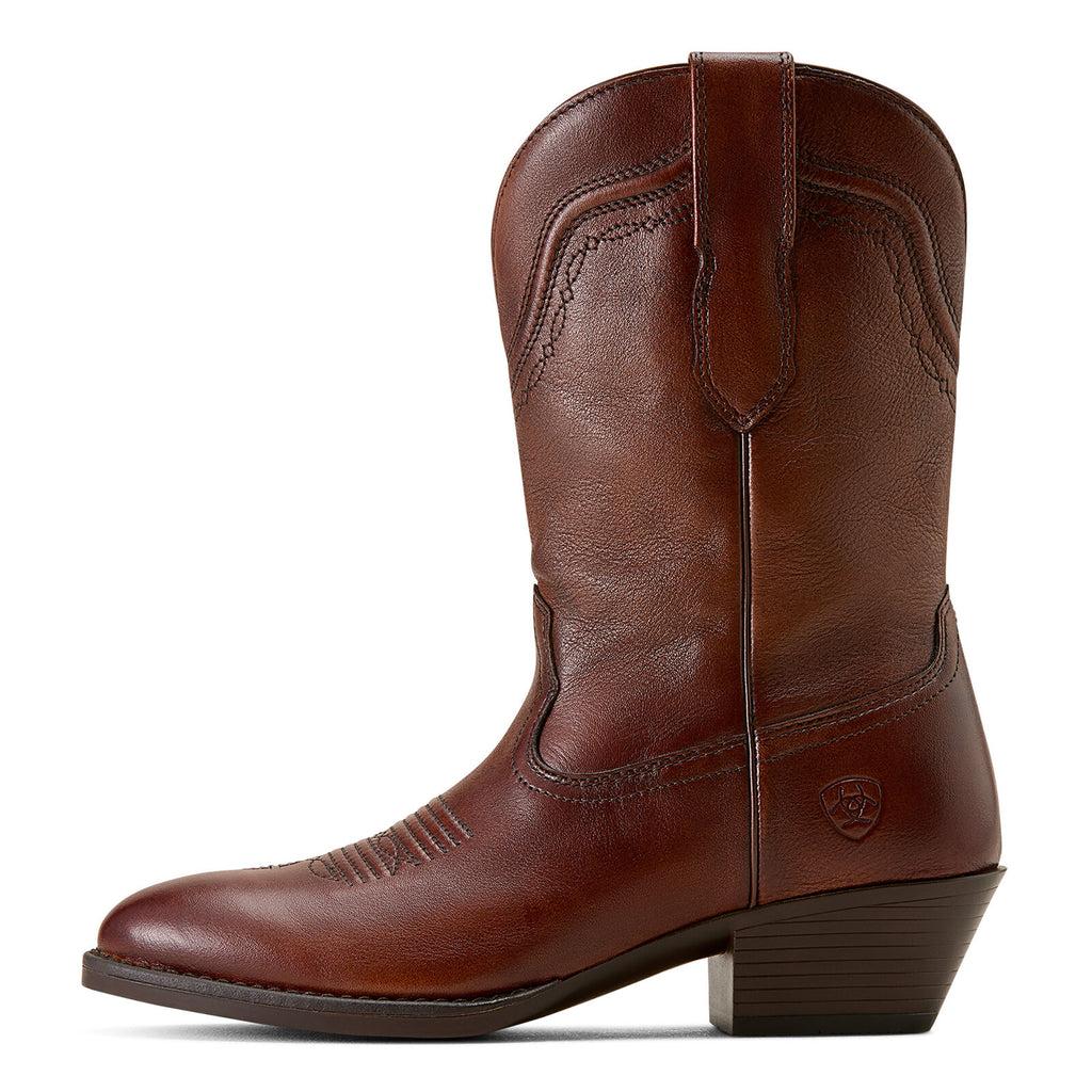 Ariat Womens Easton R Toe Western Boots (10074364) Honey Bee