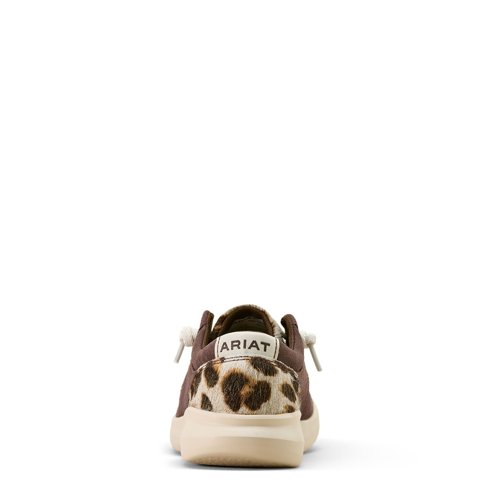 Ariat Womens Hilo Shoes (10074344) Smoke/Gilded Leopard Hair On