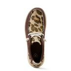 Ariat Womens Hilo Shoes (10074344) Smoke/Gilded Leopard Hair On