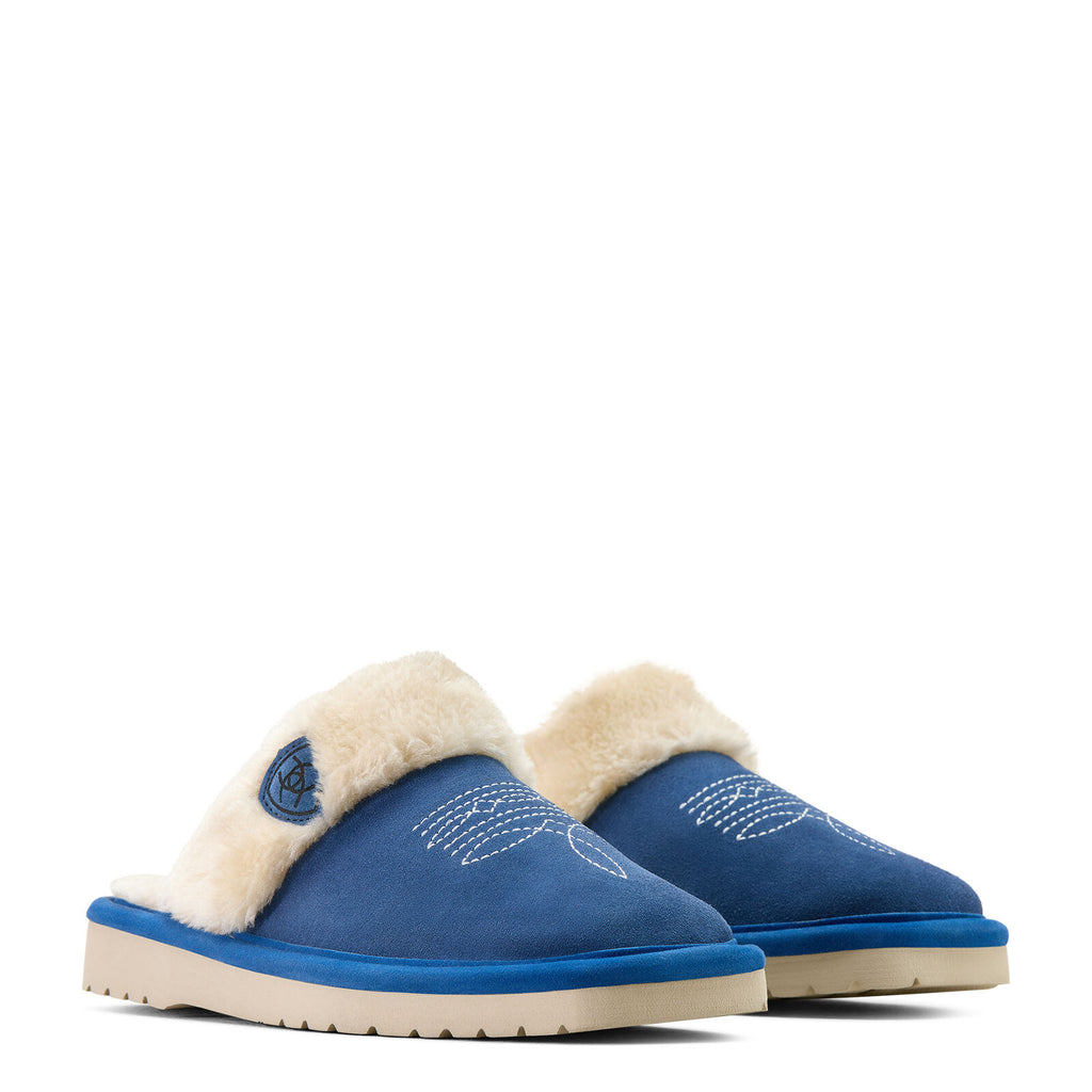 Ariat Womens Jackie Square Toe Slippers (2829404) Denim