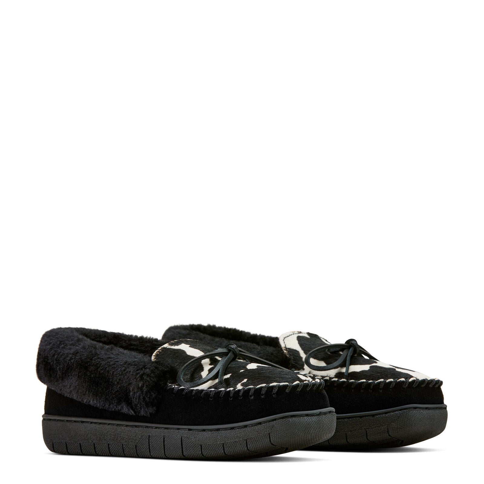 Ariat Womens Ivy Moccasins (4419982) Black Pony