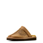 Ariat Mens Silversmith Square Toe Exotic Slippers (4423221) Distressed Brown